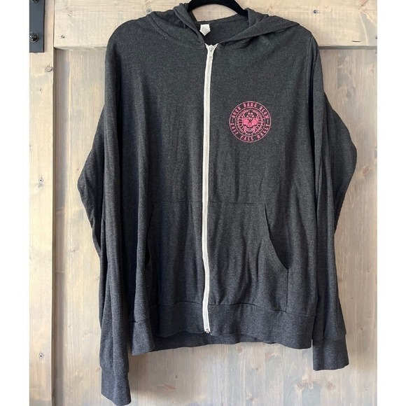 Bike Week 2017 Suck‎ Bang Blow Fall Motorcycle Rally Black Pink Skull Hoodie XL - Picture 3 of 8